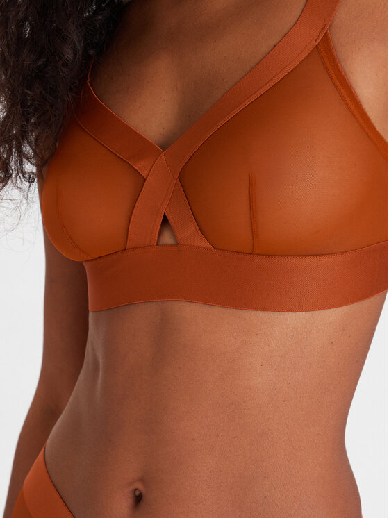 DKNY DKNY Sutien fără armătură DK4084 Maro