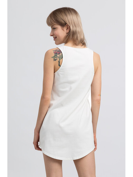 LaLupa LaLupa Koszula nocna LA050 Biały Comfortable Fit