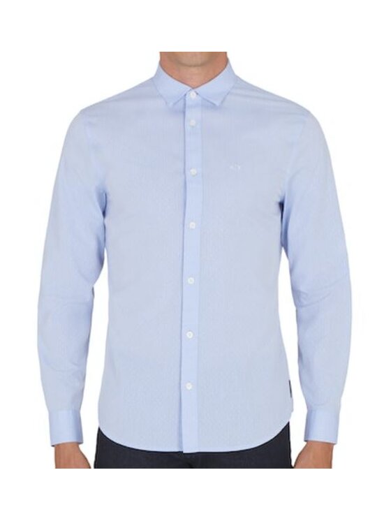 Armani Exchange Armani Exchange Košile 3RZC36 ZN1EZ 21BU Modrá Slim Fit