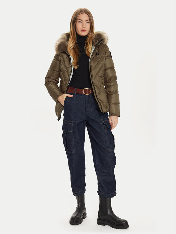 Blauer Blauer Puhovka 24WBLDC03051 Rjava Regular Fit