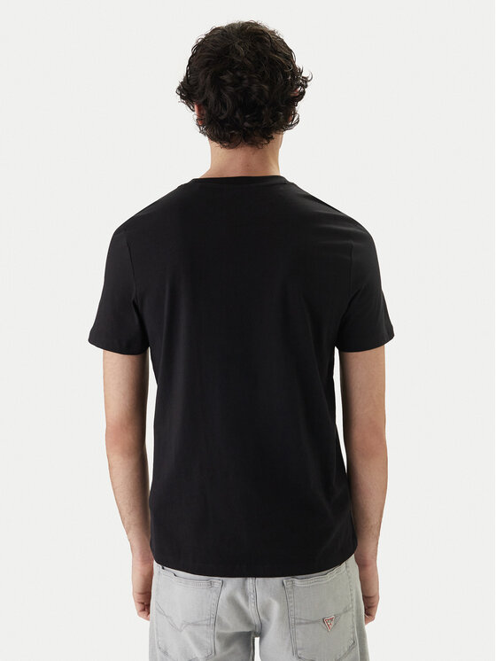 Guess Guess Tricou Z6GI02 K2839 Negru Regular Fit