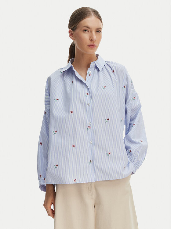 Weekend Max Mara Weekend Max Mara Särk Butterfly 2615111042 Sinine Regular Fit