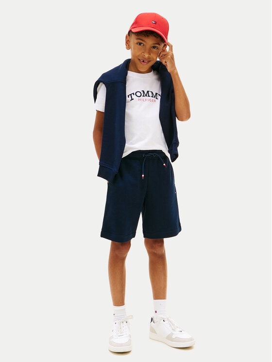 Tommy Hilfiger Tricou KB0KB10290 Alb Regular Fit
