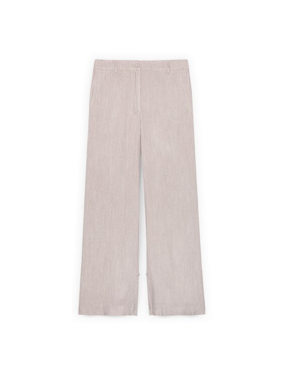 Fiorella Rubino Fiorella Rubino Pantaloni di tessuto P734T005094N002 Écru Regular Fit