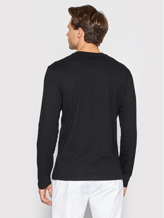 Longsleeve M2YI19 I3Z11 Nero Slim Fit