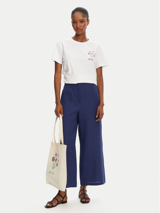 Marella Marella T-Shirt Cappero 2515971052 Biały Regular Fit