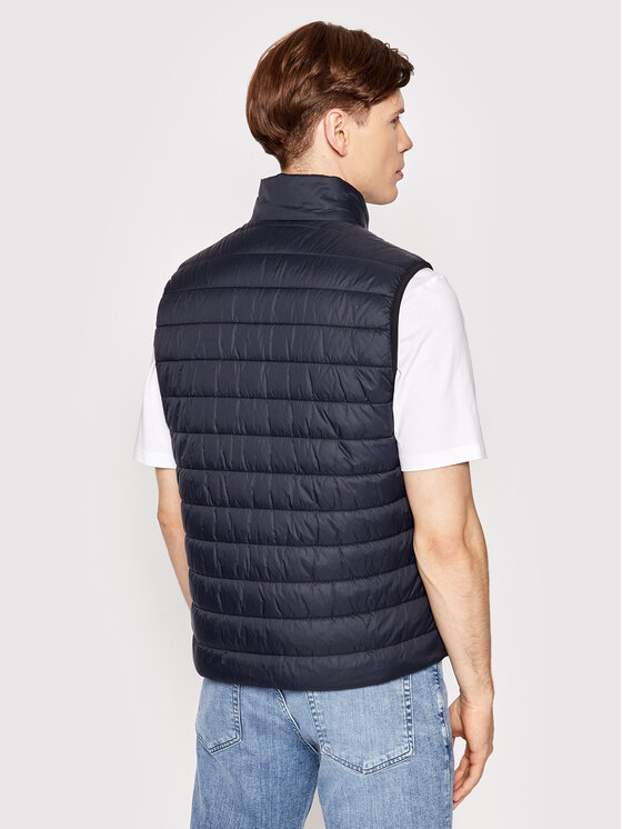 HUGO Hugo Prsluk Bentino2221 50468742 Tamnoplava Slim Fit