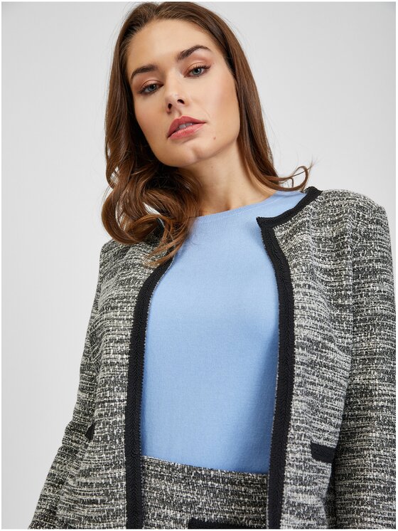 Orsay Orsay Marynarka 488110660000__M Biały Regular Fit