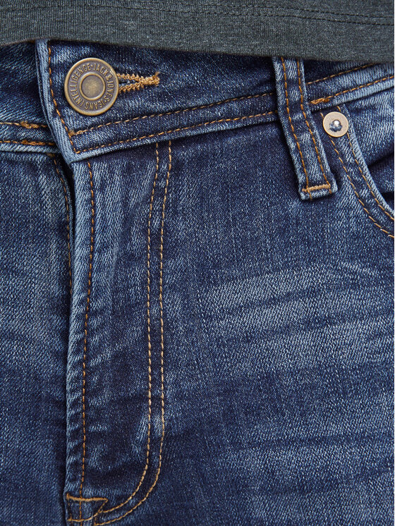 Jack & Jones Jack & Jones Jeansy Liam 12166854 Granatowy Skinny Fit