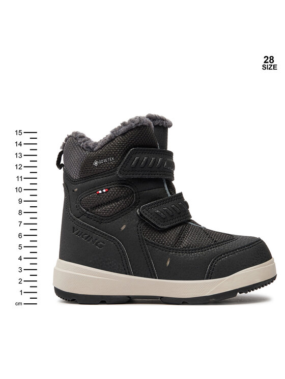 Viking Viking Sniego batai Toasty Warm Gtx 2V GORE-TEX -94005-277 Juoda