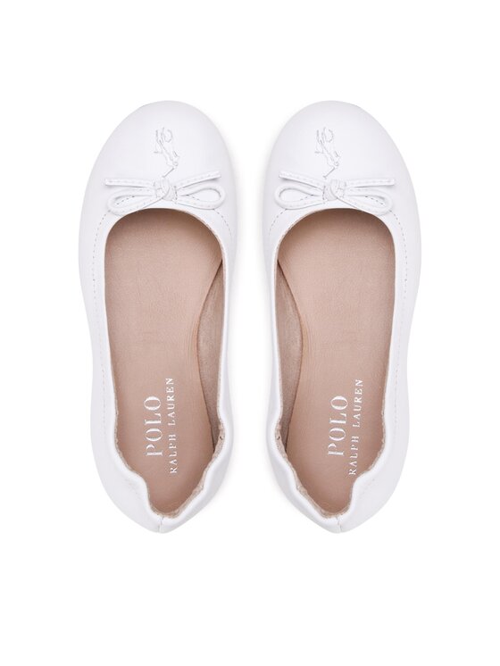 Polo Ralph Lauren Polo Ralph Lauren Балеринки Pony Ballet RF104211 Бял