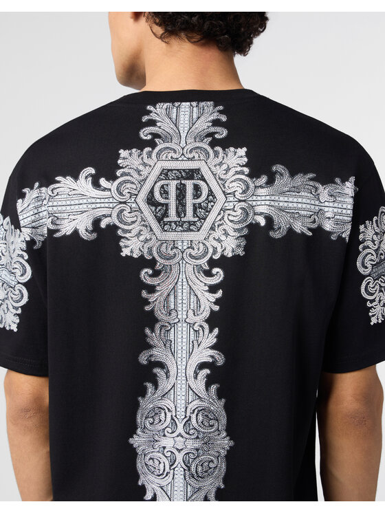 PHILIPP PLEIN PHILIPP PLEIN T-Shirt 31083 Černá Regular Fit
