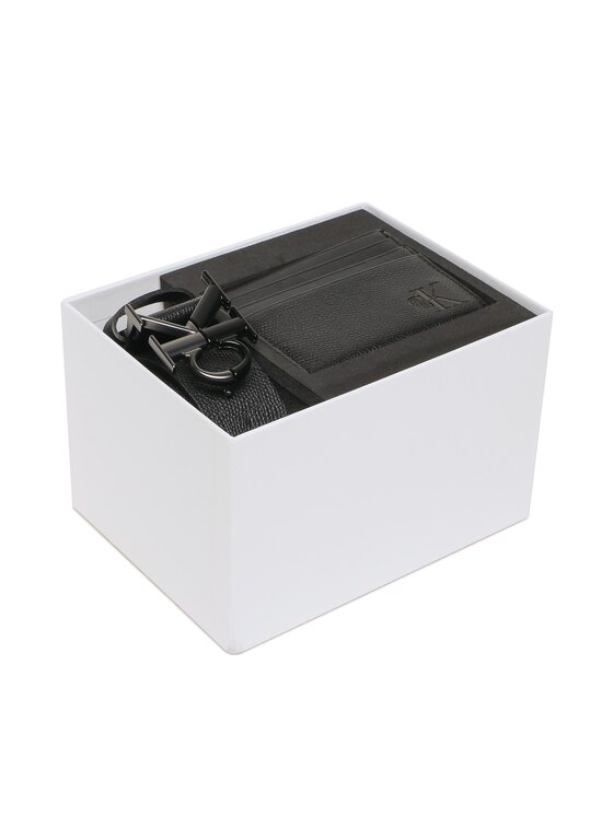 Calvin Klein Jeans Calvin Klein Jeans Kaarditasku ja vöö komplekt Mono Buckle + Cardholder 6Cc K50K510163 Must