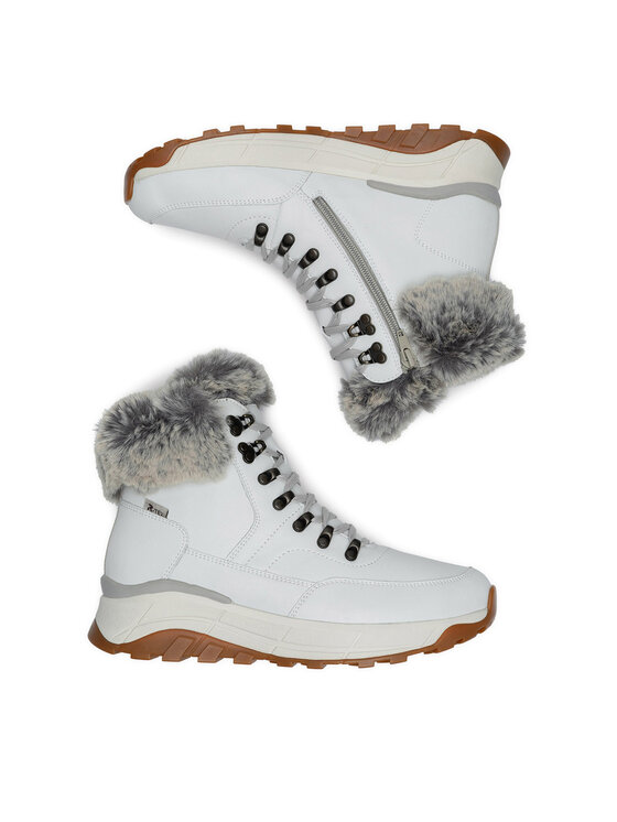 Rieker Revolution Lifestyle Rieker Revolution Lifestyle Μποτάκια W0063-80 Λευκό
