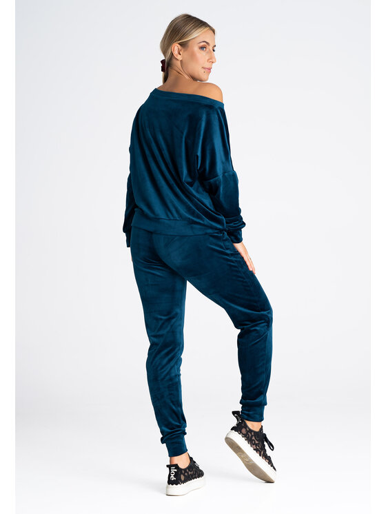 FIGL FIGL Dámske nohavice M965 Modrá Regular Fit