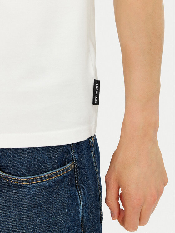 Moose Knuckles Moose Knuckles Тишърт Conway M15MT760 Екрю Regular Fit