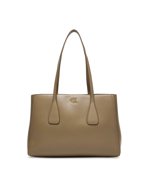 Calvin Klein Calvin Klein Kabelka Ck Medium Work Tote LV04F3442G Béžová