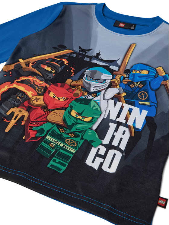 LEGO LEGO Bluse 11010948 Blau Regular Fit