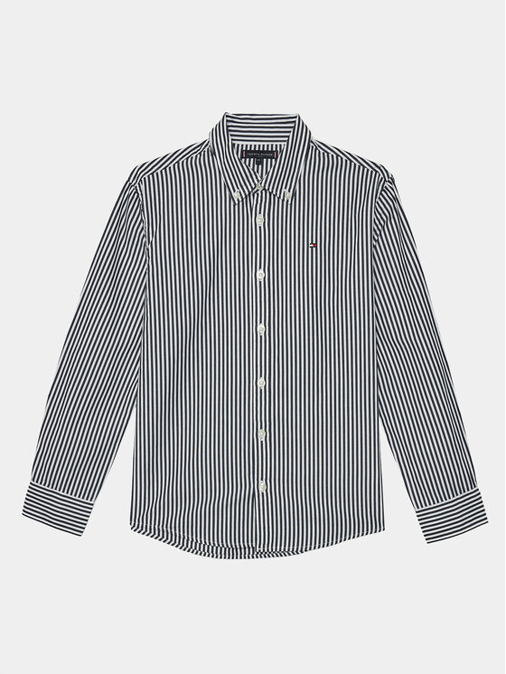 Tommy Hilfiger Krekls Lexington Shirt L/S KB0KB08900 Zils Regular Fit