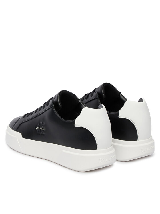 Calvin Klein Calvin Klein Sneakersy Chunky Cupsole Laceup Lth YM0YM01344 Czarny