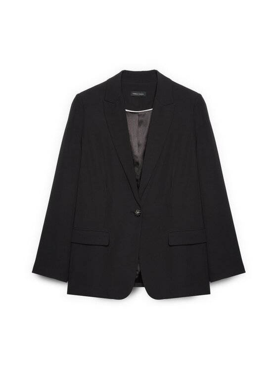 Fiorella Rubino Fiorella Rubino Giacca di transizione Q027T000275N033 Nero A-Line Fit