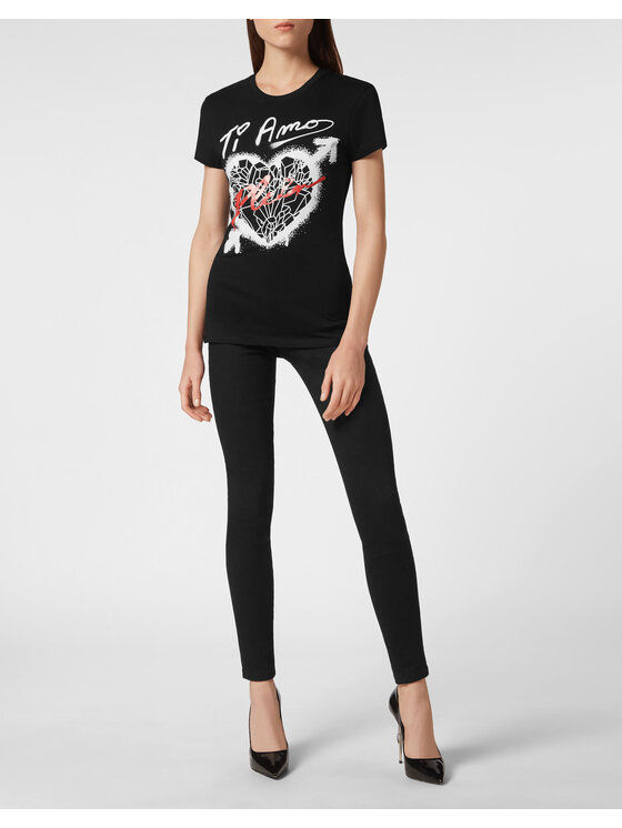 PHILIPP PLEIN PHILIPP PLEIN T-shirt 2179 Nero Regular Fit