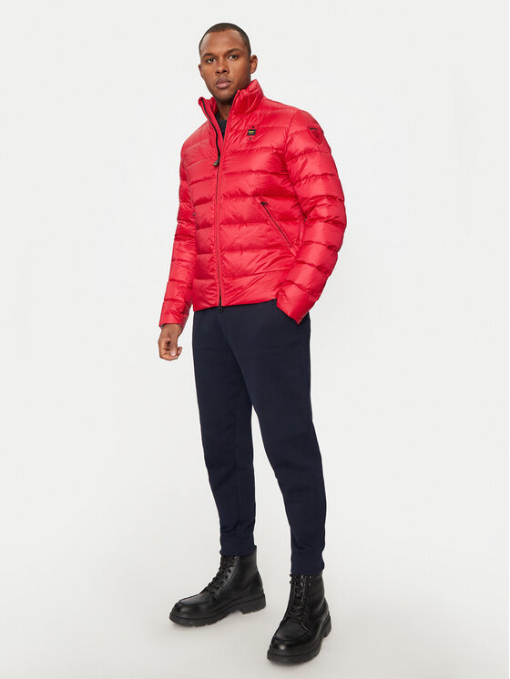 Blauer Blauer Kurtka puchowa 24WBLUC03024 Czerwony Regular Fit