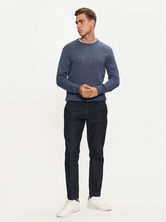 United Colors Of Benetton United Colors Of Benetton Pullover 1235U1N67 Blau Regular Fit