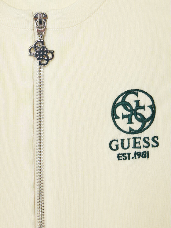 Guess Guess Džemper haljina J5RK49 ZZ04U Écru Regular Fit