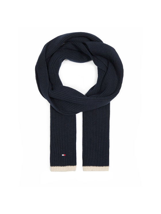 Tommy Hilfiger Šal Block Flag Scarf AM0AM12061 Tamnoplava