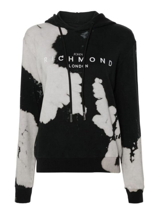 John Richmond Felpa Felpa da donna John Richmond Nero Regular Fit