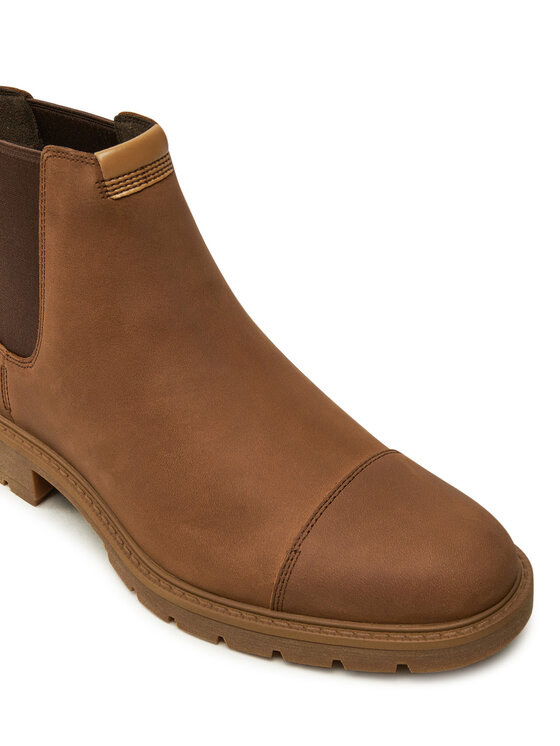 Timberland Timberland Kotníková obuv s elastickým prvkem Elmhurst Chelsea Basic TB0A29RJG281 Hnědá