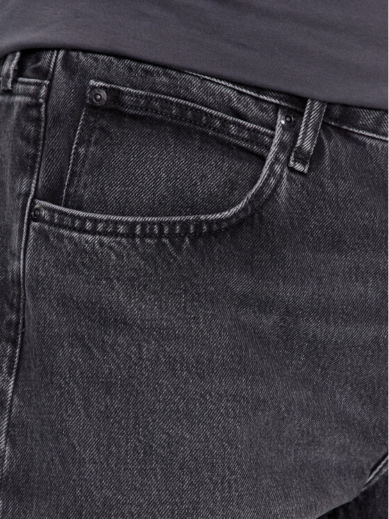 Lee Lee Jeansy 112342283 Czarny Relaxed Fit
