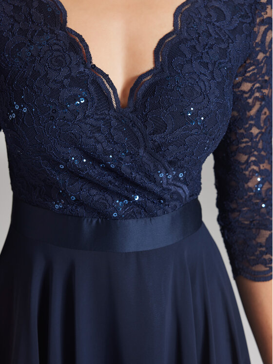 Swing Swing Coctailkleid 5AE29100 Dunkelblau Regular Fit