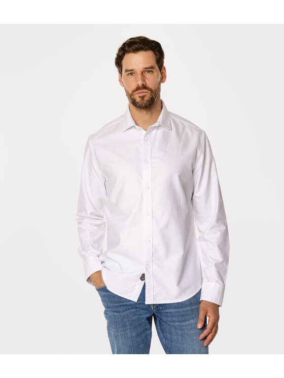 Lee Cooper Lee Cooper Koszula LIAM Biały Slim Fit