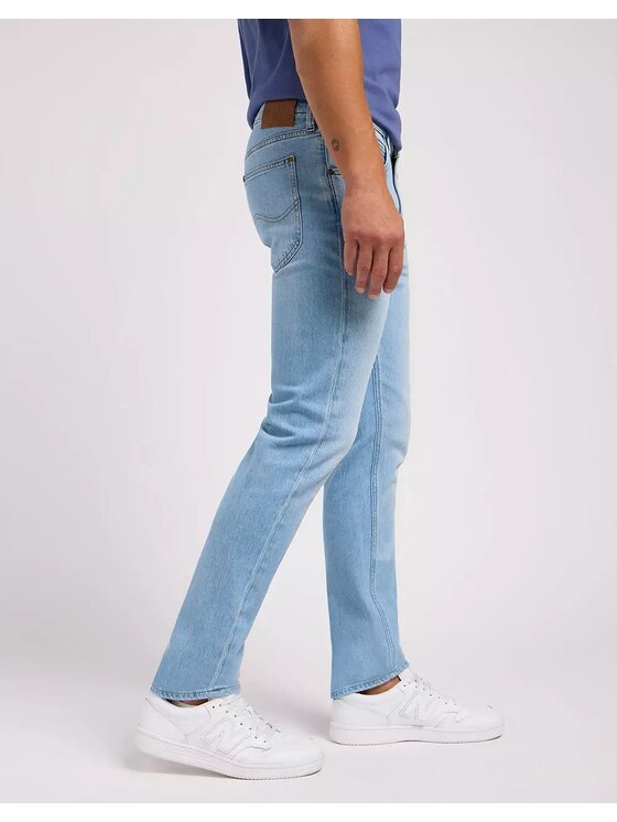 Lee Lee Jeansy DAREN ZIP FLY Niebieski Straight Fit