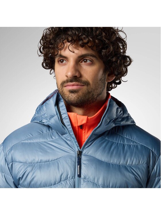 Rossignol Rossignol Kurtka puchowa M Verok Down Hoodie Jacket Niebieski Regular Fit