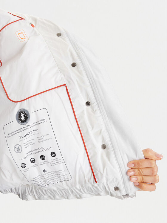 Save The Duck Save The Duck Kurtka narciarska P32533W LEAF21 Biały Regular Fit