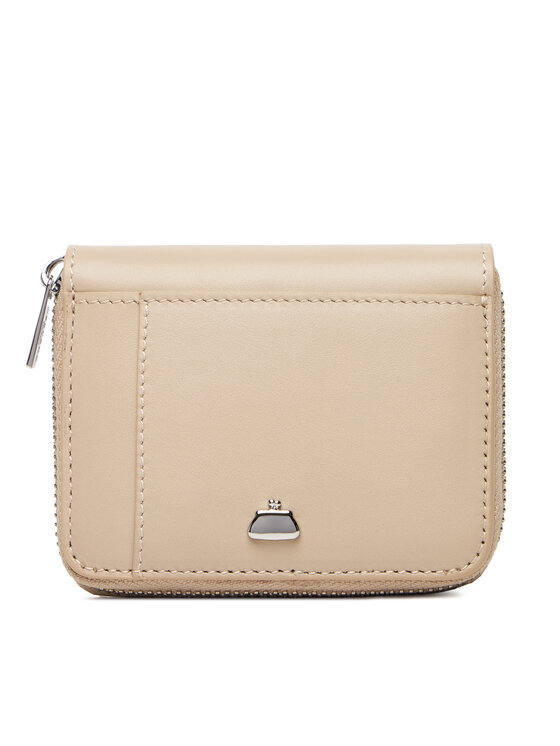 Weekend Max Mara Mały Portfel Damski Jerener 1 2525716034600 Beżowy