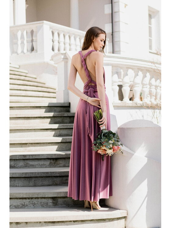 Aurora Aurora Koktejlové šaty multiway Růžová Feminine Fit