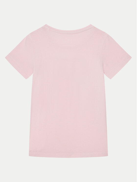 Guess Guess Marškinėliai K5RI17 K6YW4 Rožinė Regular Fit