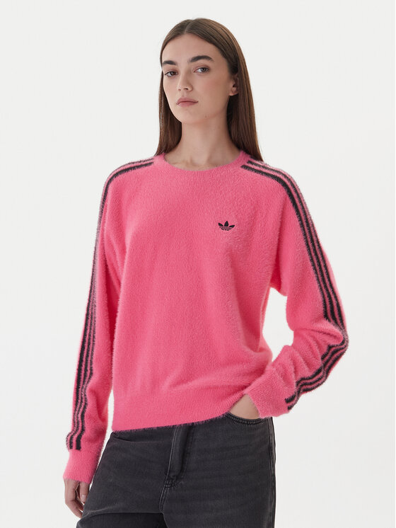 adidas adidas Суитшърт adicolor Holiday JX7811 Розов Loose Fit