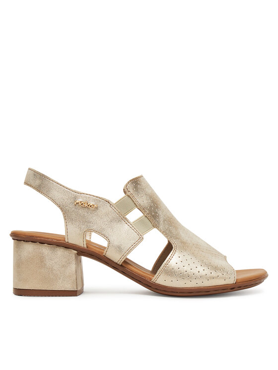 Rieker Rieker Sandalen 64665-60 Goldfarben