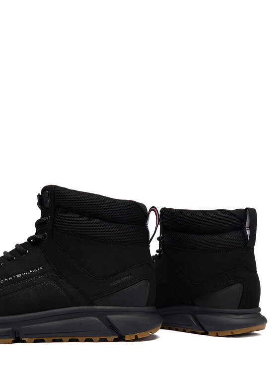 Tommy Hilfiger Tommy Hilfiger Ghete Outdoor Runner Hi Wpm FM0FM05575 Negru