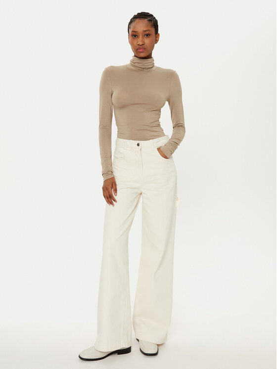 Marc O'Polo Marc O'Polo Rollkragenpullover 500 2087 52039 Beige Regular Fit