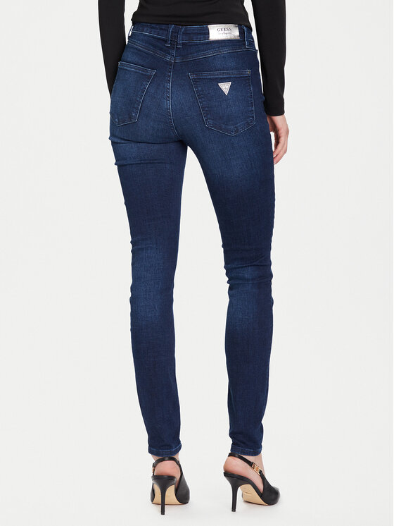 Guess Guess Jeansy W5BA46 D0791 Niebieski Skinny Fit