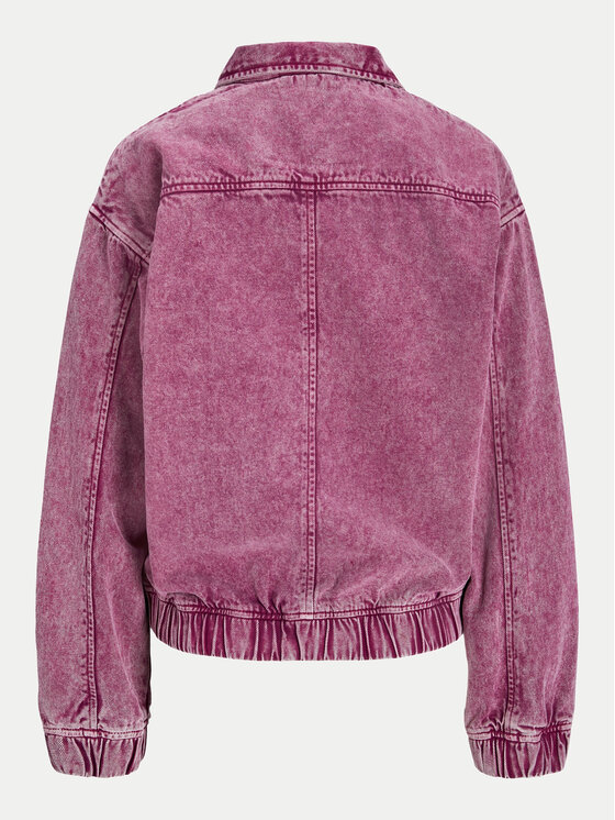 Y1162 gfc GNR9-200 Washed Purple アウトレット Levi's kurtka jeansowa damska kolor fioletowy przejściowa