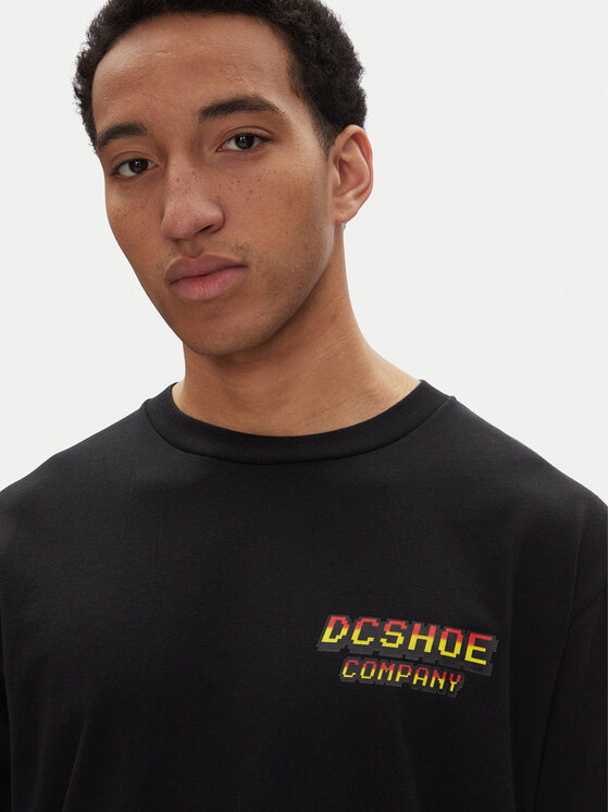 DC Shoes DC Shoes T-Shirt ADYZT05457 Czarny Heritage Fit