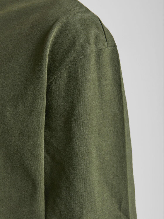 Jack&Jones Jack&Jones Majica dugih rukava Noa 12190128 Zelena Loose Fit