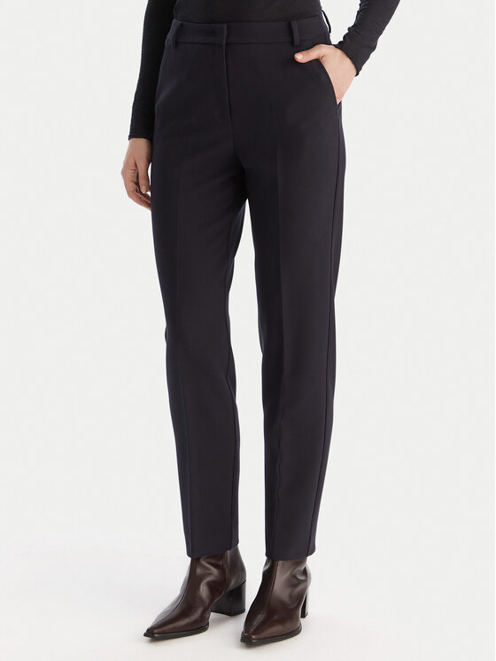 Marella Marella Pantaloni di tessuto Eresia 2525136062 Blu scuro Regular Fit